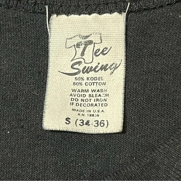 Vintage 3D Emblem Grim Reaper Biker T Shirt - Picture 4 of 10